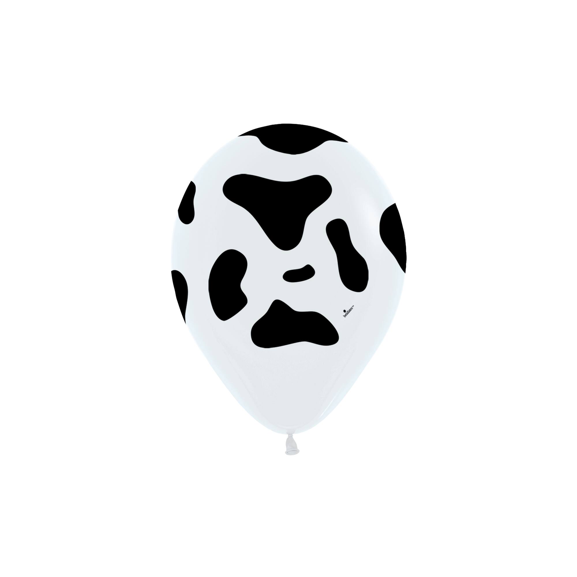50 Pack: 11" Cow Print Latex Balloon